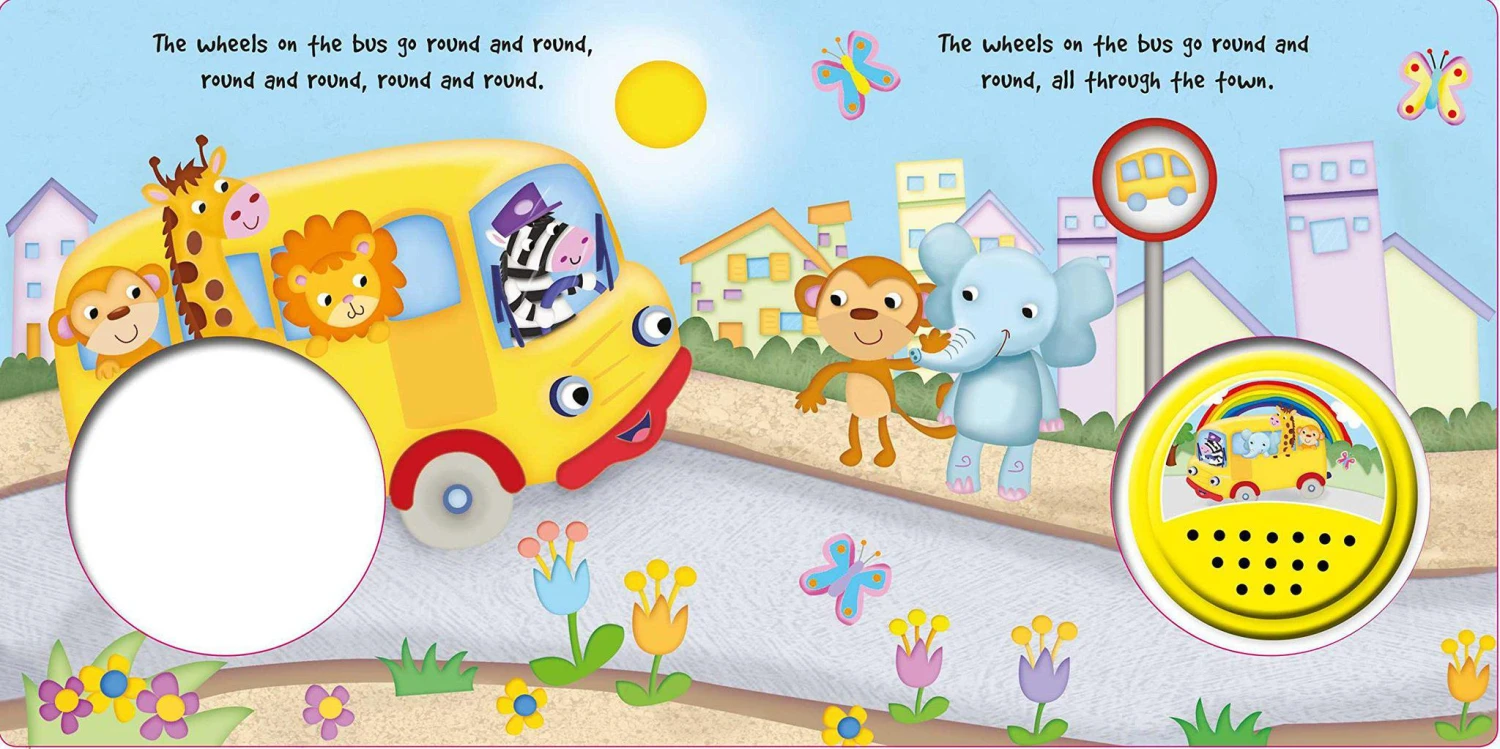 The Wheels On The Bus (A Big Button For Little Hands Sound Book) Board Book 2 The Wheels On The Bus (A Big Button For Little Hands Sound Book) Board Book - Image 2