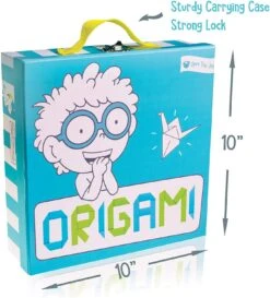 Origami Gift Kit Box | 150 Sheets Of Origami Paper & 32 Page Book For Beginners | Premium Multicolor Kids Origami Kit |Origami Paper Pack Activity Kit -Cuddle House Toys Shop e276c6c754ced060f73e43cce808f6bc