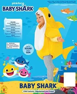Rubie's Kid's Daddy Shark Kids Costume With Sound Chip - Blue Shark Infant Romper 15 Rubie's Kid's Daddy Shark Kids Costume With Sound Chip - Blue Shark Infant Romper -Cuddle House Toys Shop e3e9c9cdf1b0302e755ecac27d4bfbb5