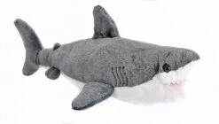 Wild Republic Great White Shark Plush, Stuffed Animal, Plush Toy, Gifts For Kids, Cuddlekins 13 Inches