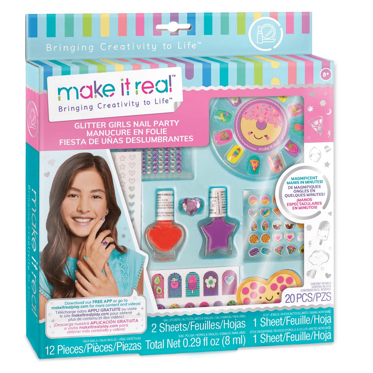 Make It Real Glitter Girls Nail Party 1 Make It Real Glitter Girls Nail Party