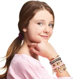 Make It Real - Juicy Couture Chains And Charms - DIY Charm Bracelet Making Kit For Girls - Feature Beads, Velvet Ribbon, Gold Chains -Cuddle House Toys Shop e7ecd65cec0717c4949c33b2b9dfb790