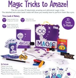 Open The Joy Magic Set For Kids | Magic Tricks For Beginners | Boys & Girls Ages 4+ | Best Magic Set With Over 8 Props -Cuddle House Toys Shop ebeacfa9eb89ab79d8e90998038400af