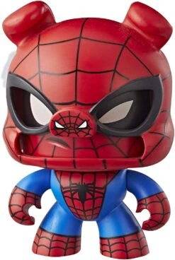 Marvel Mighty Muggs Assortment: Spider-Ham, Spider-Gwen, Spider-Man, Mile Morales - 3 Different Facial Expressions, Great Marvel Fan Gift -Cuddle House Toys Shop ec45510a85ff961f48ab96957ed52a02