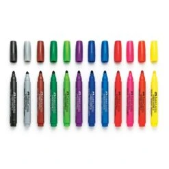 Faber-Castell Jumbo Broad Line Markers - 12 Colored Markers - Non-Toxic Supplies For Kids 17 Faber-Castell Jumbo Broad Line Markers - 12 Colored Markers - Non-Toxic Supplies For Kids -Cuddle House Toys Shop eed4caae5dfac9b41502749ee7ff22a3