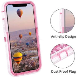 IPhone 12 Pro Max (6.7") Liquid Defender Case, Pink -Cuddle House Toys Shop iPhone12ProMax 6.7 LiquidDefenderCaseHYB03DPink6