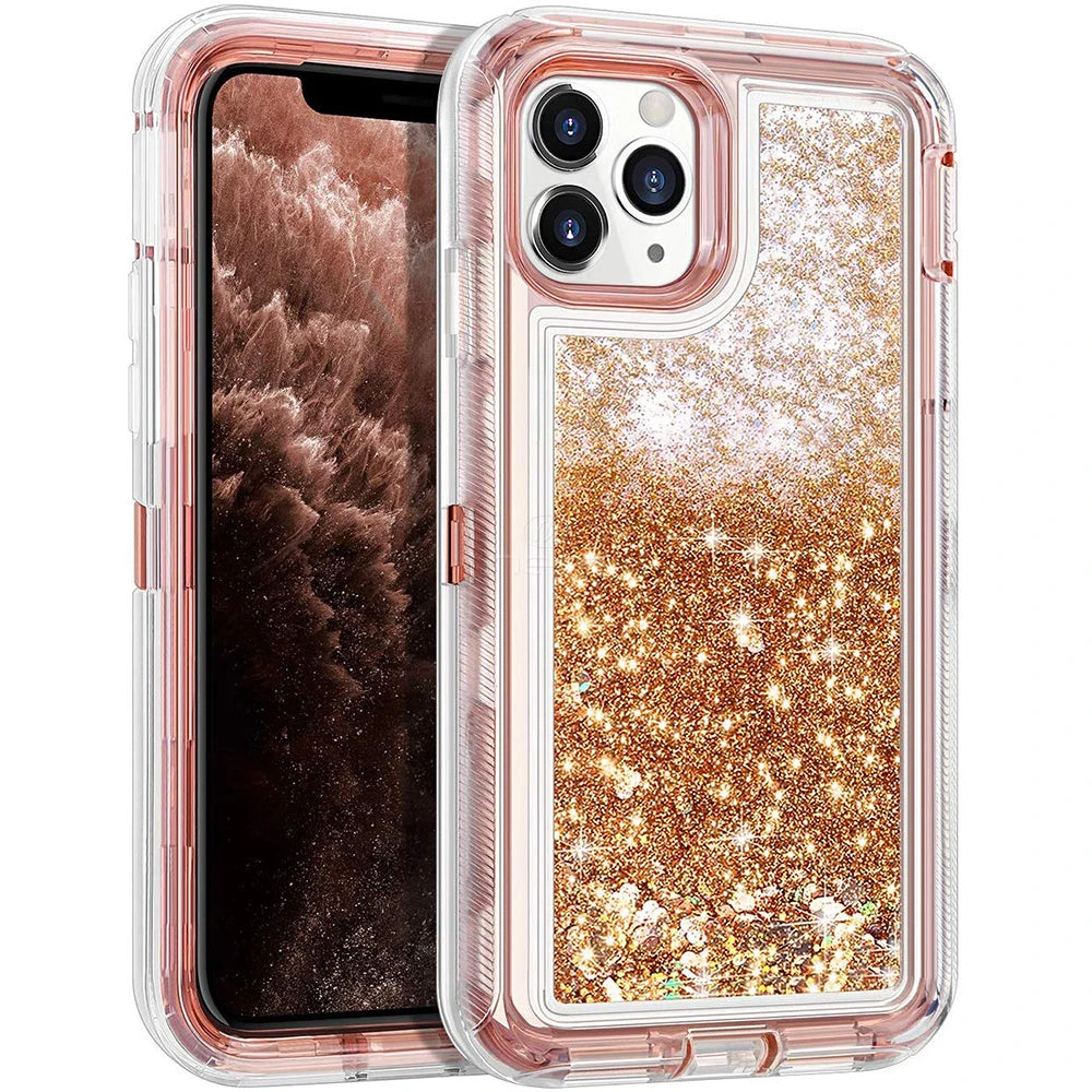IPhone 12/12 Pro (6.1") Liquid Defender Case (Rose Gold Or Pink) 2 IPhone 12/12 Pro (6.1") Liquid Defender Case (Rose Gold Or Pink) - Image 2