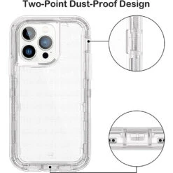 IPhone 14 Pro Max (6.7") Transparent Heavy-Duty Case, Clear -Cuddle House Toys Shop iPhone14ProMaxTransparentHeavyDutyCase Clear2