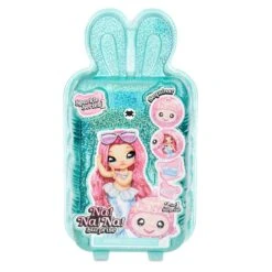 Na Na Na Surprise 2-in-1 Fashion Doll And Sparkly Sequined Purse Sparkle Series – Daria Duckie, 7.5" Raincoat Doll (packaging May Vary)