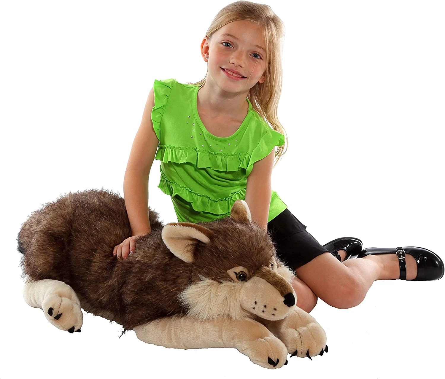 Wild Republic Jumbo Wolf Plush, Giant Stuffed Animal, Plush Toy, Gifts For Kids, 30 Inches 6 Wild Republic Jumbo Wolf Plush, Giant Stuffed Animal, Plush Toy, Gifts For Kids, 30 Inches - Image 6