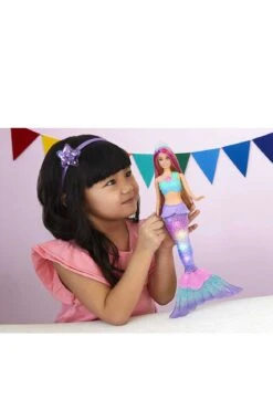 Barbie Dreamtopia Sparkle Lights Mermaid With Blonde & Pink Hair -Cuddle House Toys Shop image 65e80e7e 6b56 4b75 8501 05539097e725