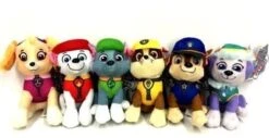 Spin Master Paw Patrol Plush Pup Character: Marshall, Chase, Rubble, Skye, Rocky And Everest 5" Mini Plush Doll